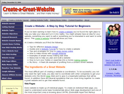 Create A Great Website